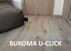Cenově dostupná vinylová podlaha BUKOMA U-CLICK v interiéru